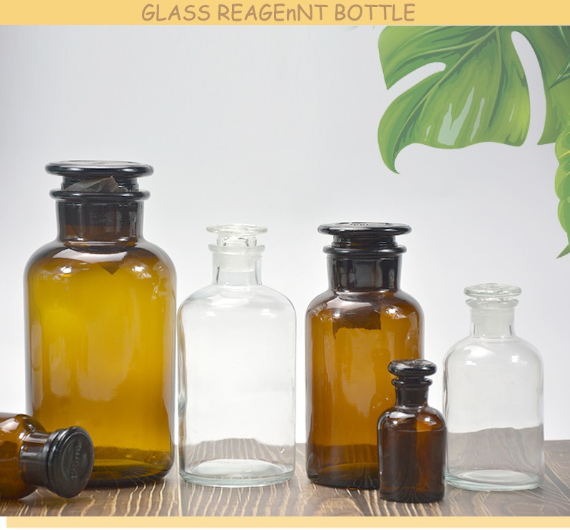 Glass Reagent Laboratory Bottle